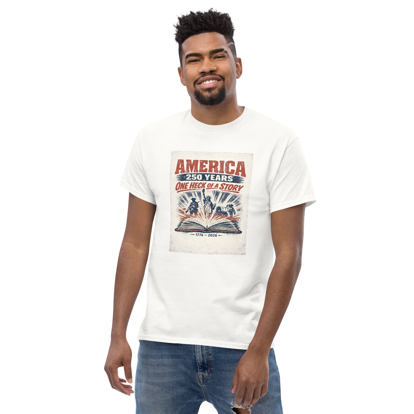America One Heck of a Story Unisex classic tee - Tom McHale's Practical Guides