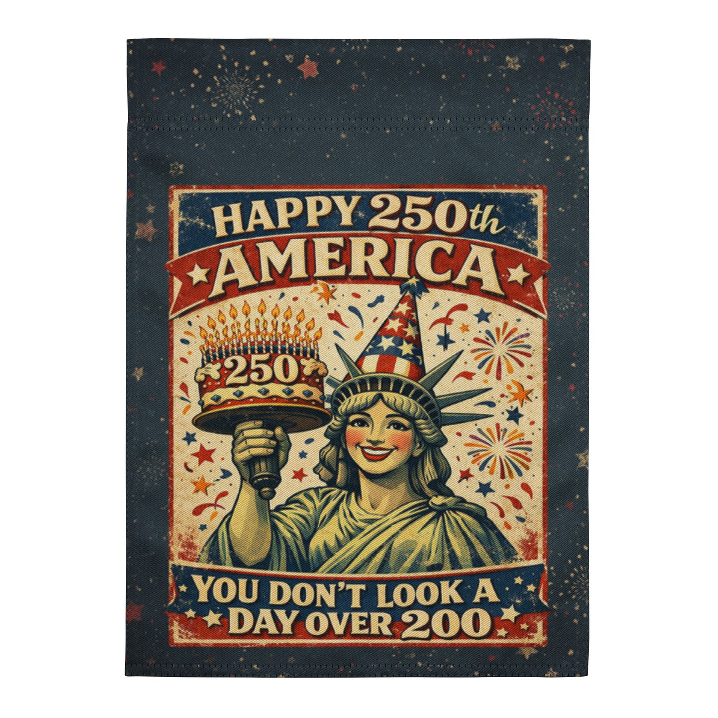 Happy Birthday America Garden flag - Tom McHale's Practical Guides