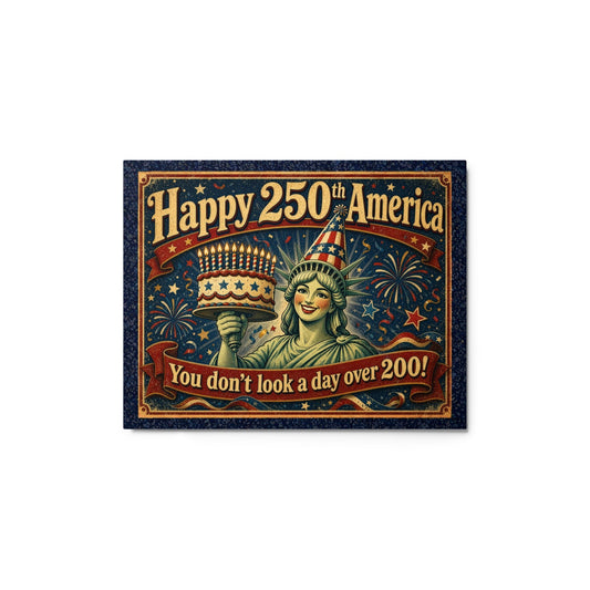 Happy 250th America Metal print - Tom McHale's Practical Guides