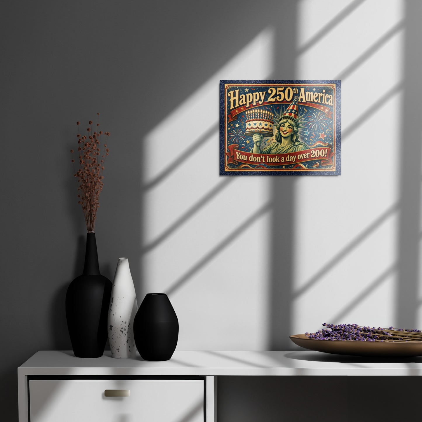 Happy 250th America Metal print - Tom McHale's Practical Guides