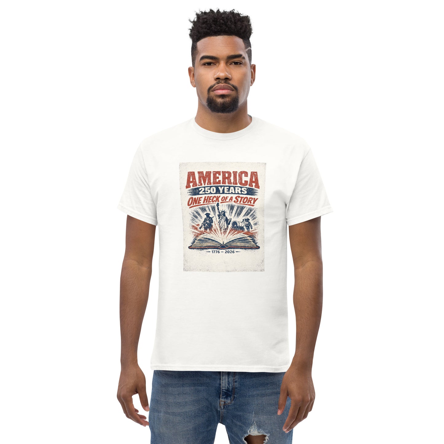 America One Heck of a Story Unisex classic tee - Tom McHale's Practical Guides