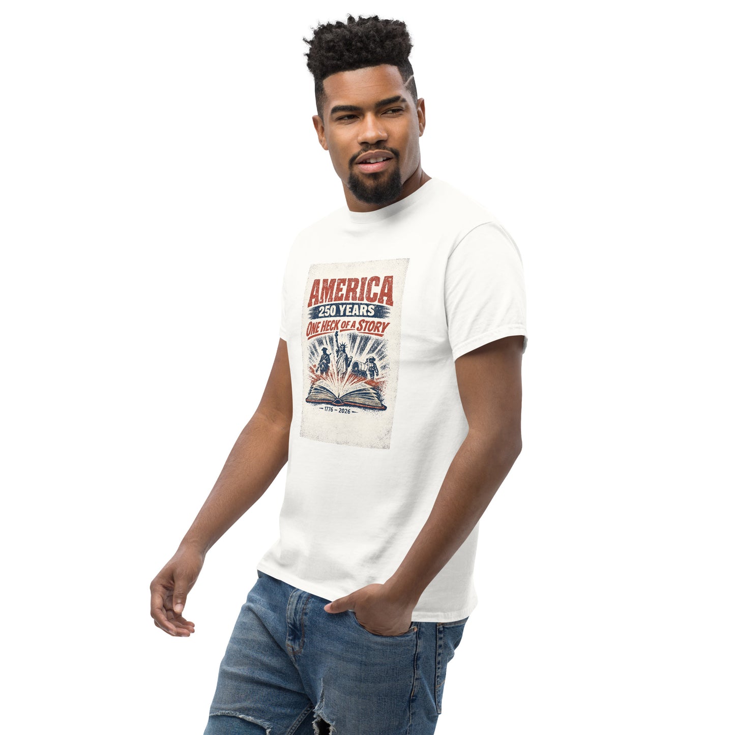 America One Heck of a Story Unisex classic tee - Tom McHale's Practical Guides