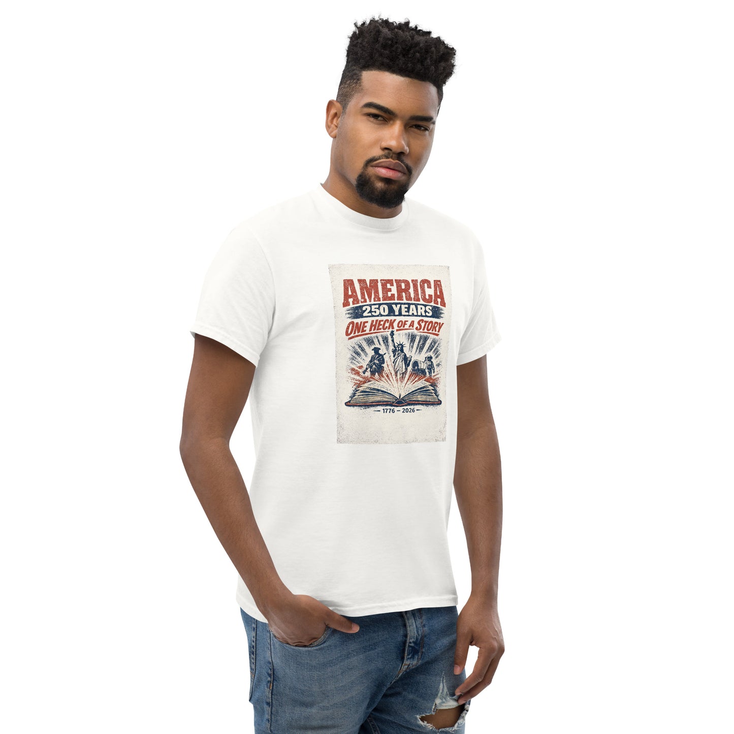 America One Heck of a Story Unisex classic tee - Tom McHale's Practical Guides