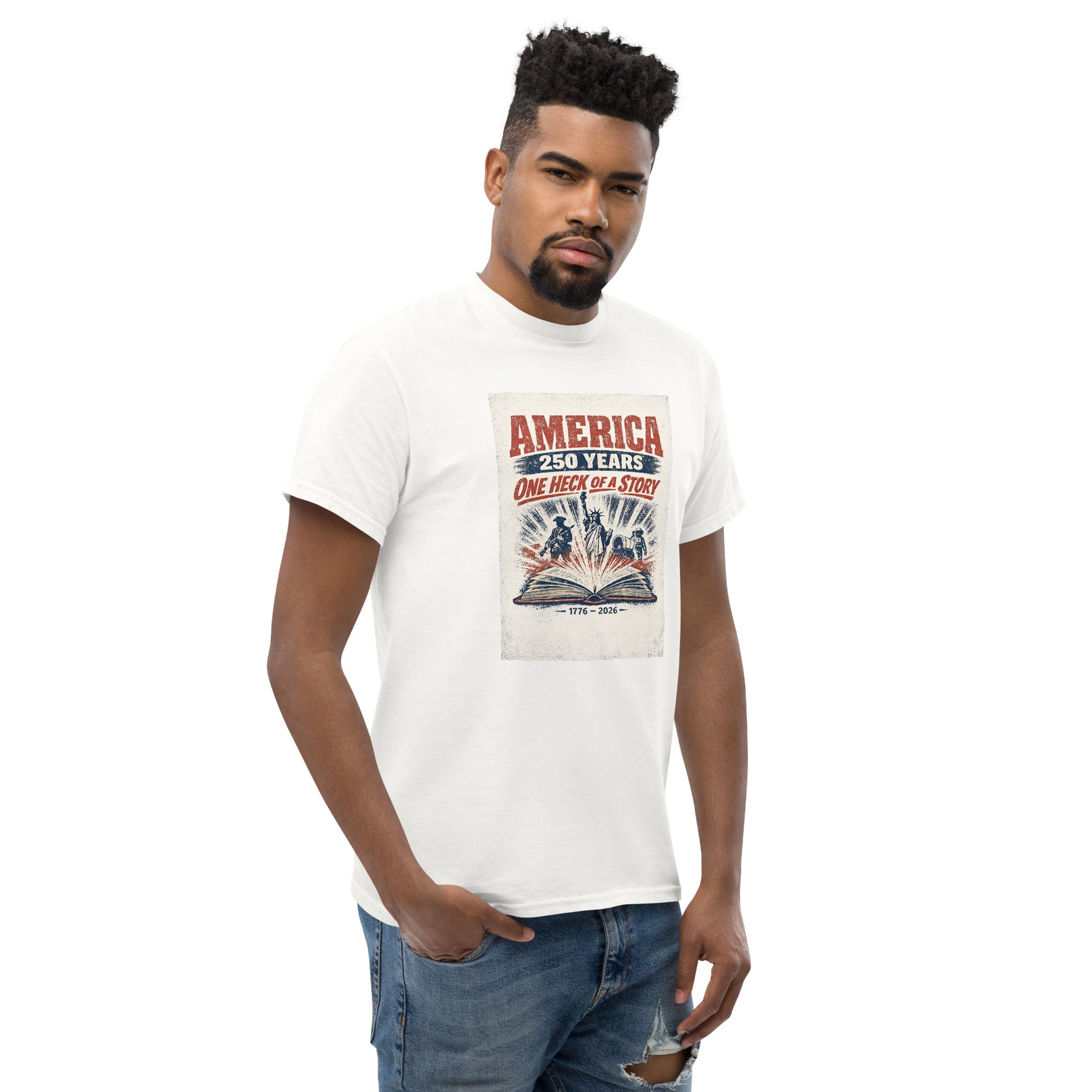America One Heck of a Story Unisex classic tee - Tom McHale's Practical Guides