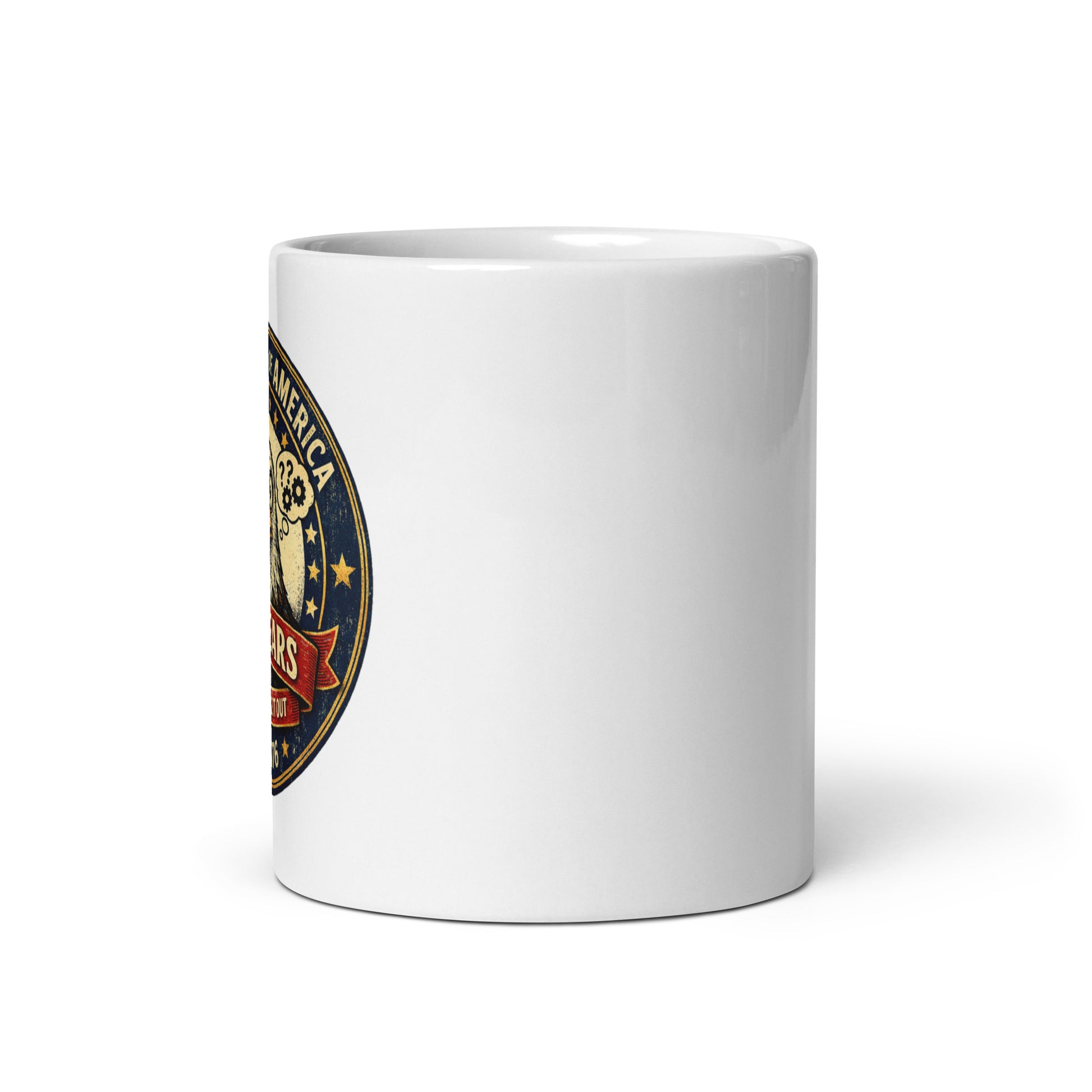 250 Years Still Figuring It Out: White glossy mug - Tom McHale's Practical Guides