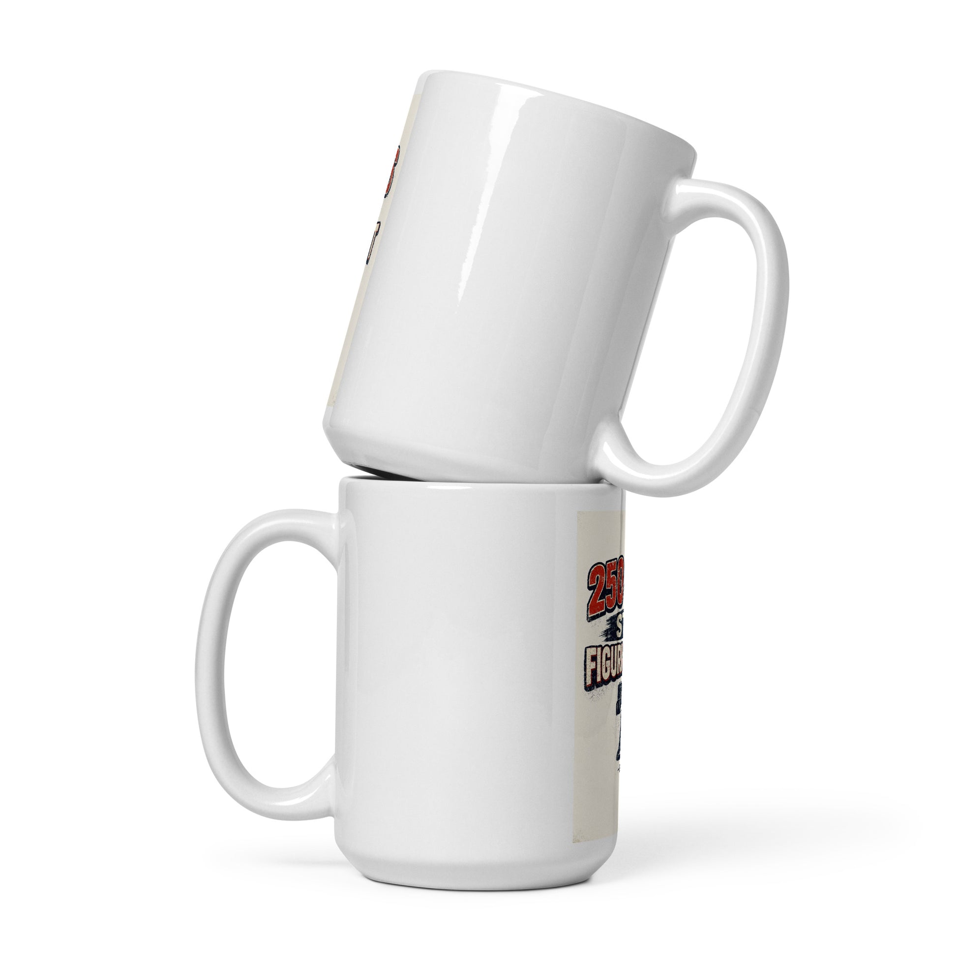 250 Years, Still Figuring It Out White glossy mug - Tom McHale's Practical Guides